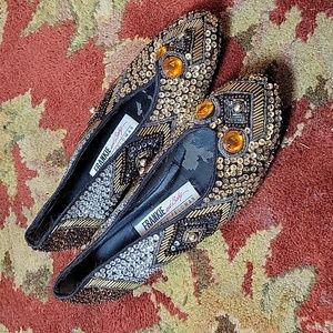 Vintage Frankie and Baby 80s sequin Shoes